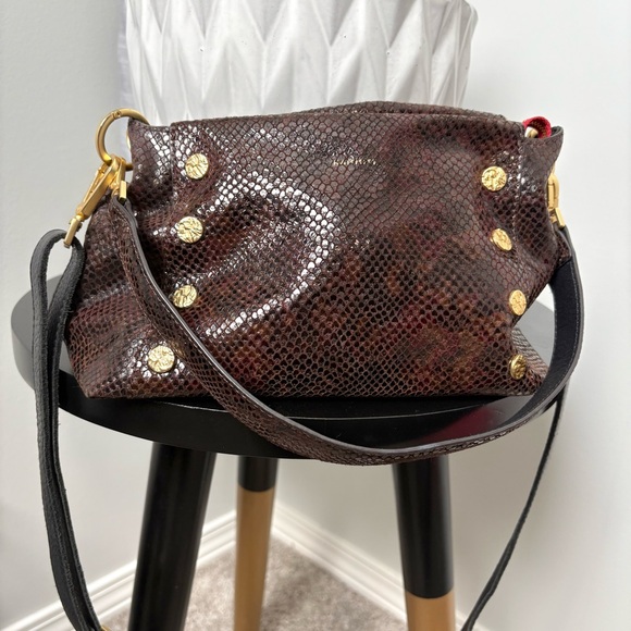 Hammitt Handbags - Hammitt Bryant Medium Bag Painted Rattle/Brush Rattlesnake Brown